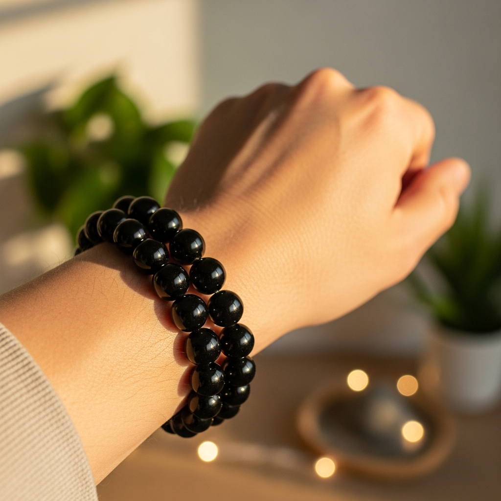 Bracelet Obsidienne Homme : Ancrage et Style Affirmé