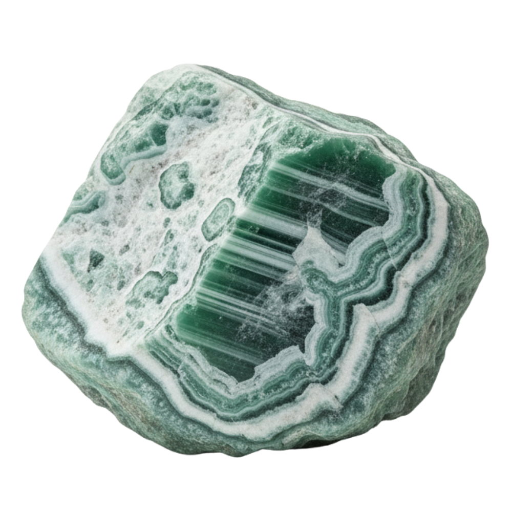 Bijoux Pierre Calcédoine Verte
