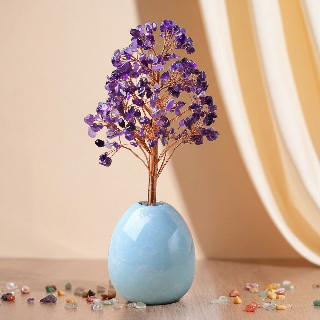 Arbre de Vie en Pierre Naturelle – Vie Éternelle