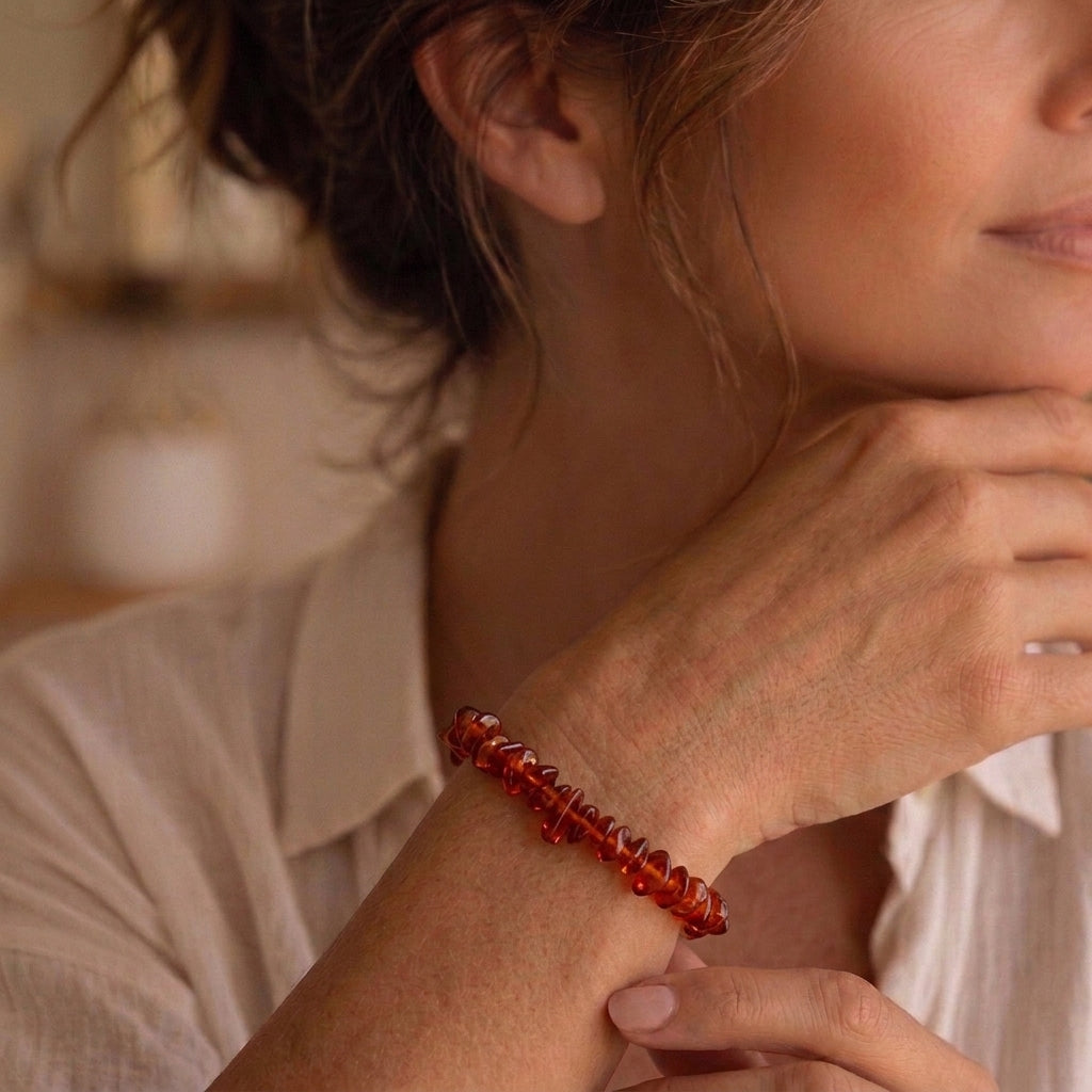 Bracelet Ambre – Soleil Éternel