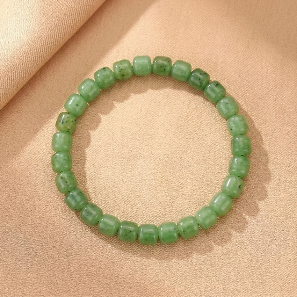 Bracelet Jade Vert – Forêt Silencieuse