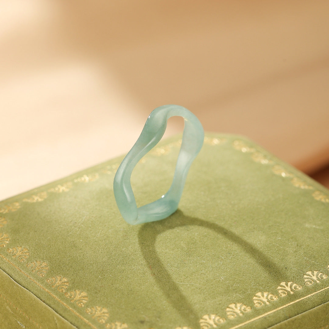 Bague Jadeïte – Reflets Éternels