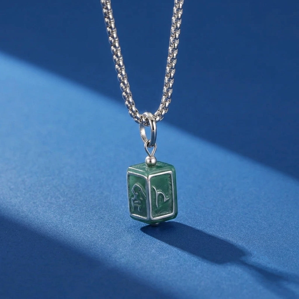 Collier Homme Jadéite – Maître des Ombres