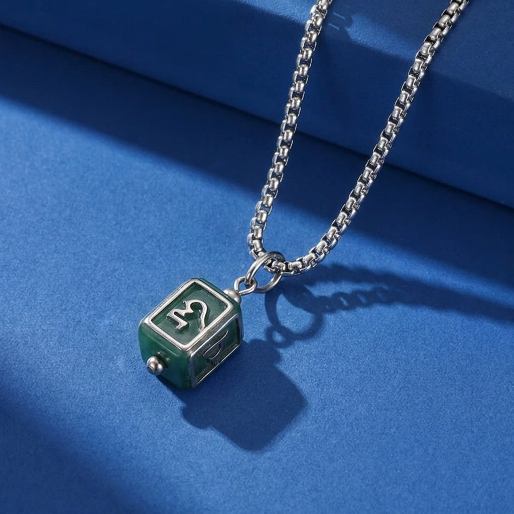 Collier Homme Jadéite – Maître des Ombres