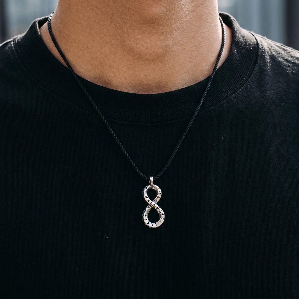 Collier Infini Viking – Éternelle Promesse, Argent
