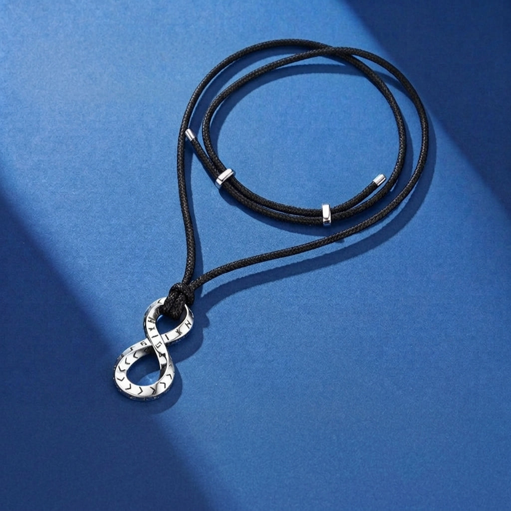 Collier Infini Viking – Éternelle Promesse, Argent