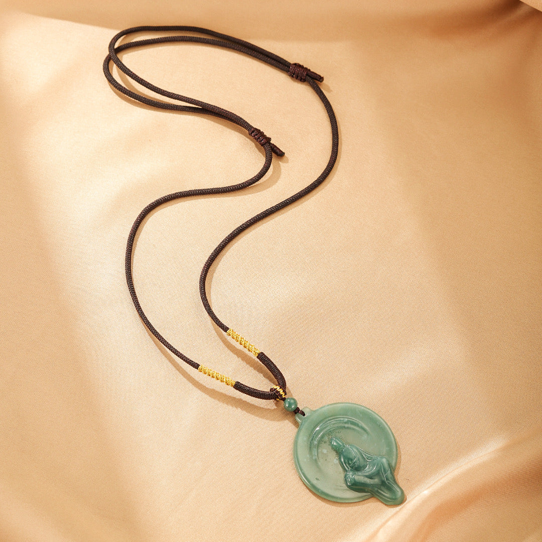 Collier Jadéite – Éveil Méditatif