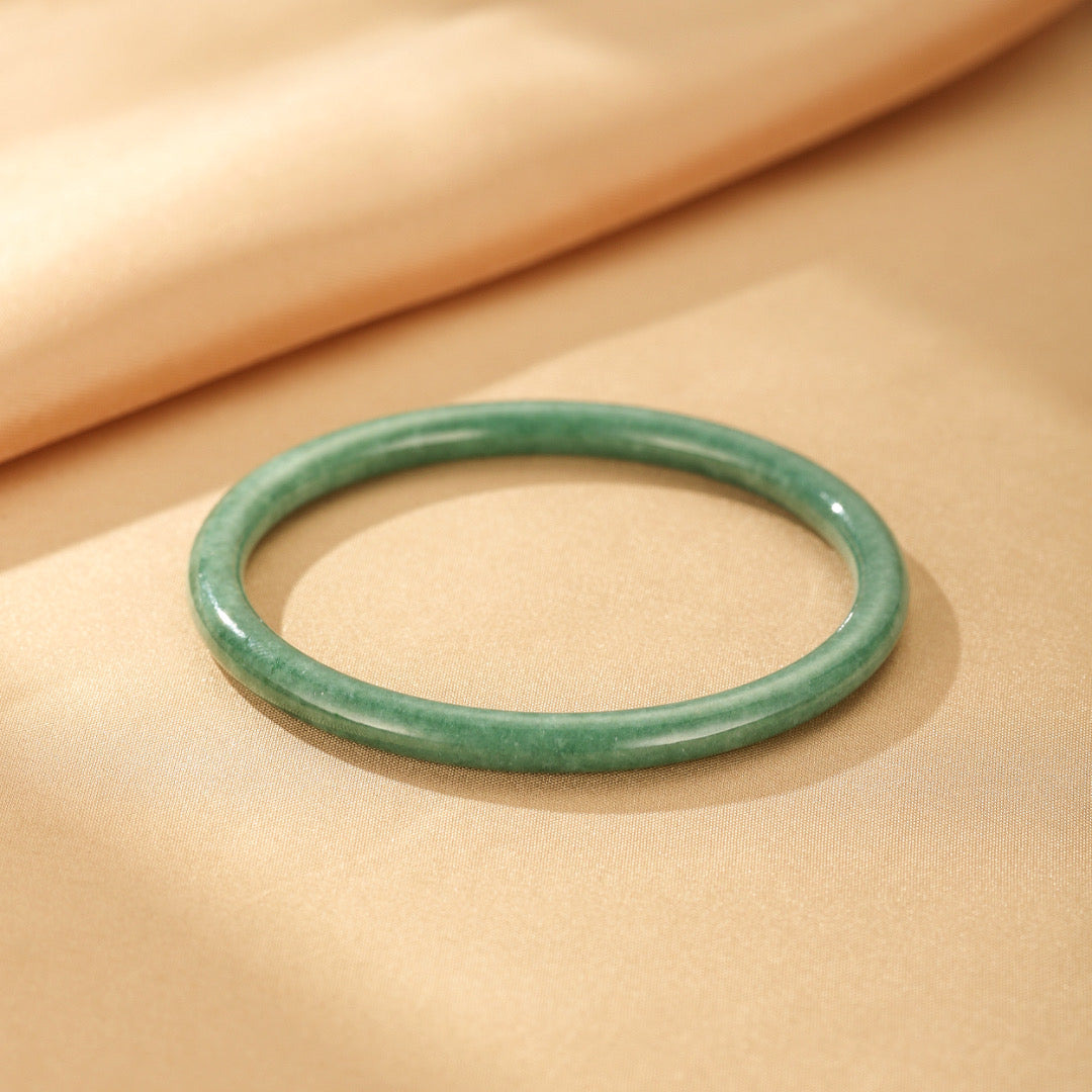 Bracelet Jonc Jade – Perle des Vents