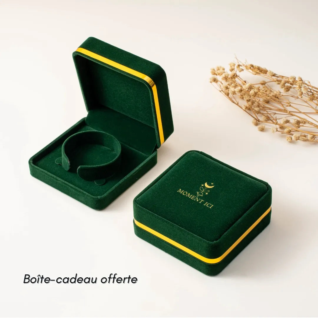 Bracelet Pierre de Soleil et Pierre de Lune Harmonie Cosmique