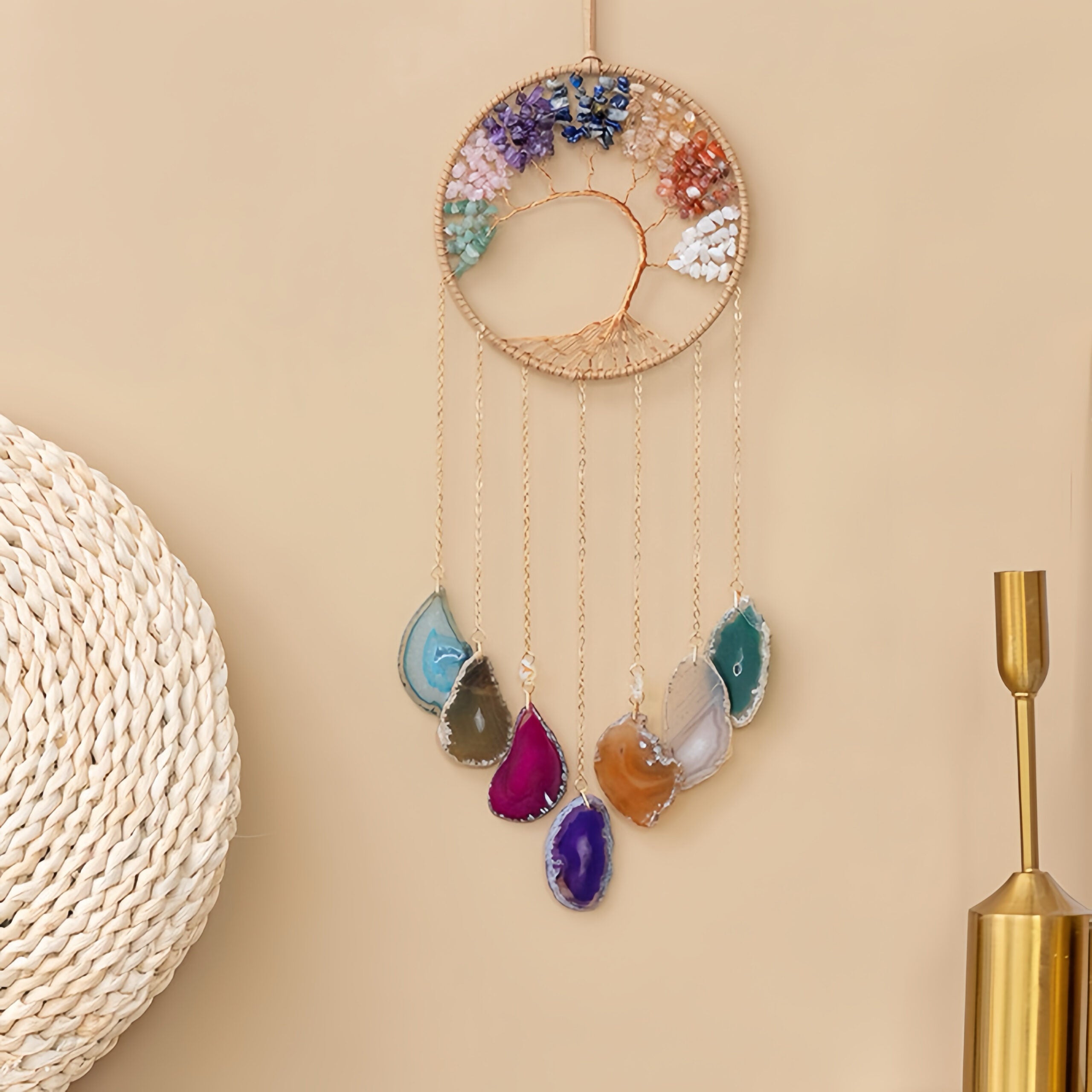 Capteur de Soleil Arbre de Vie – Cascade de Rêves