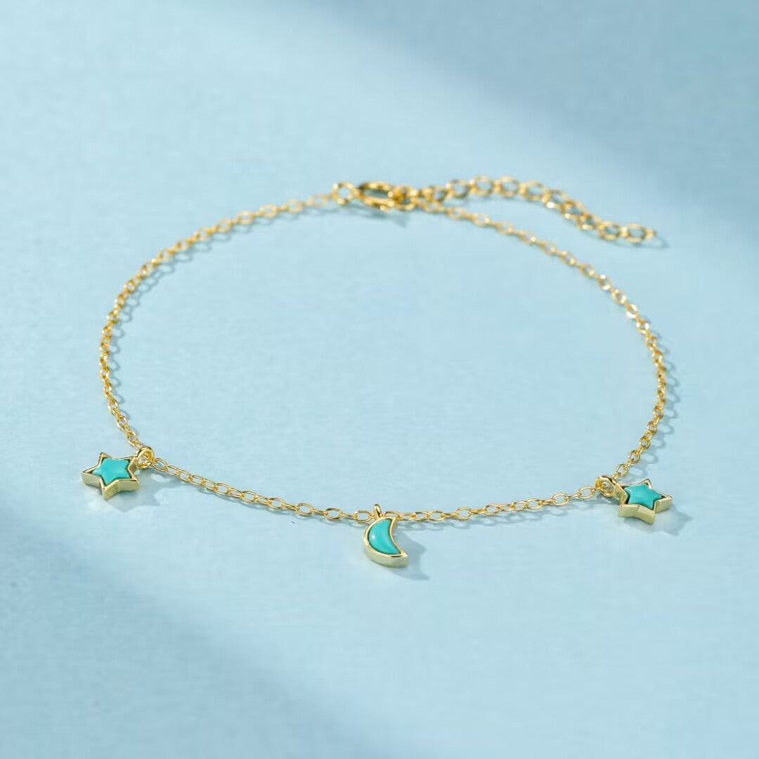 Bracelet Turquoise – Ciel Enchanté, Argent 925