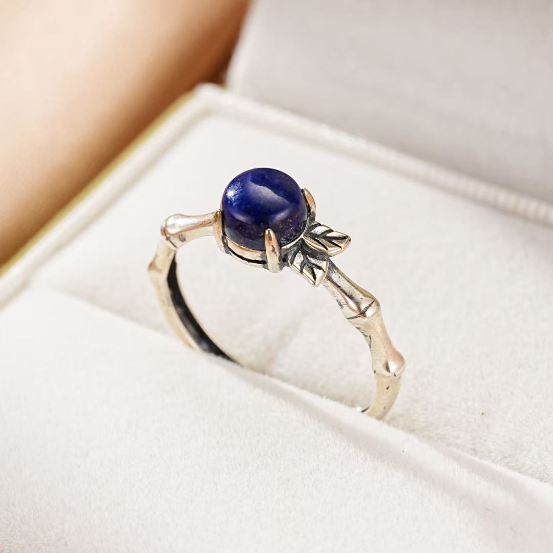 Bague Lapis-Lazuli – Racines Intérieures, Argent