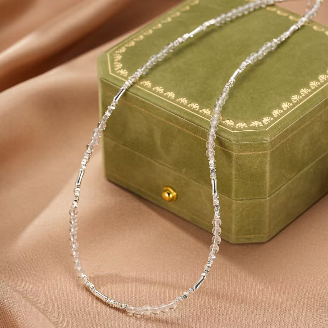 Collier Cristal de Roche – Pure Harmonie, Argent