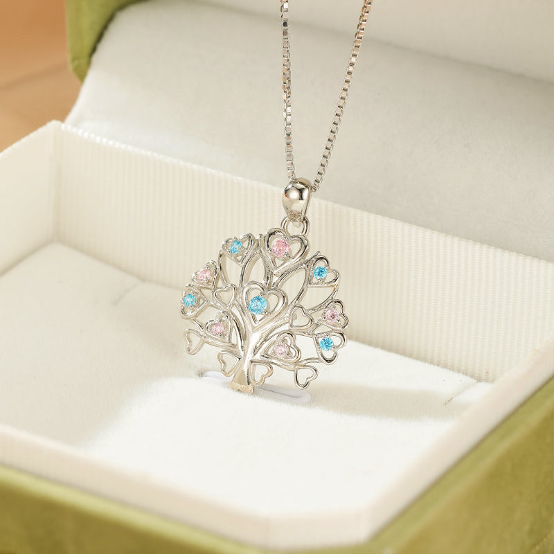 Collier Arbre de Vie – Arbre d'Amour, Argent 925