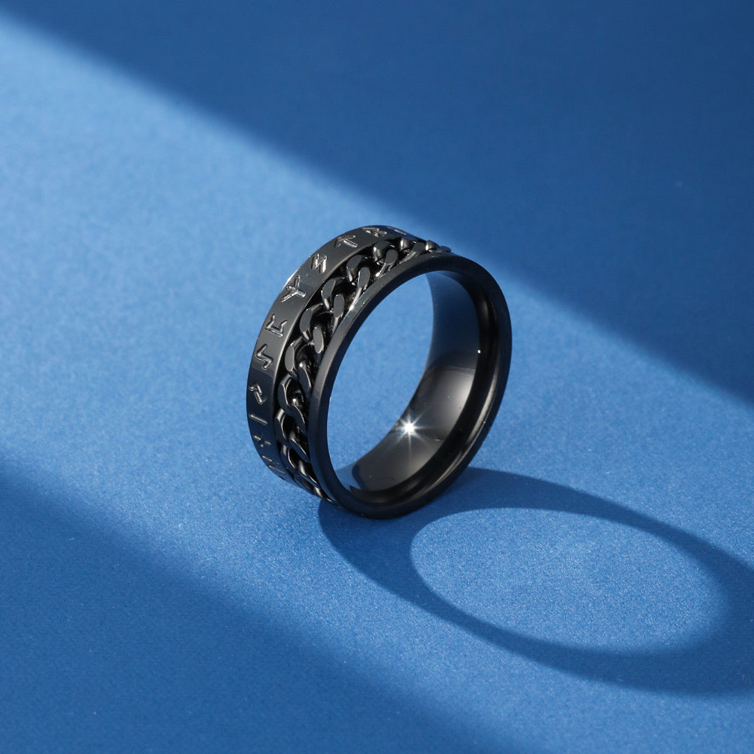 Bague Viking – Souveraineté Noire