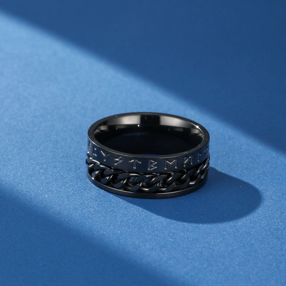 Bague Viking – Souveraineté Noire