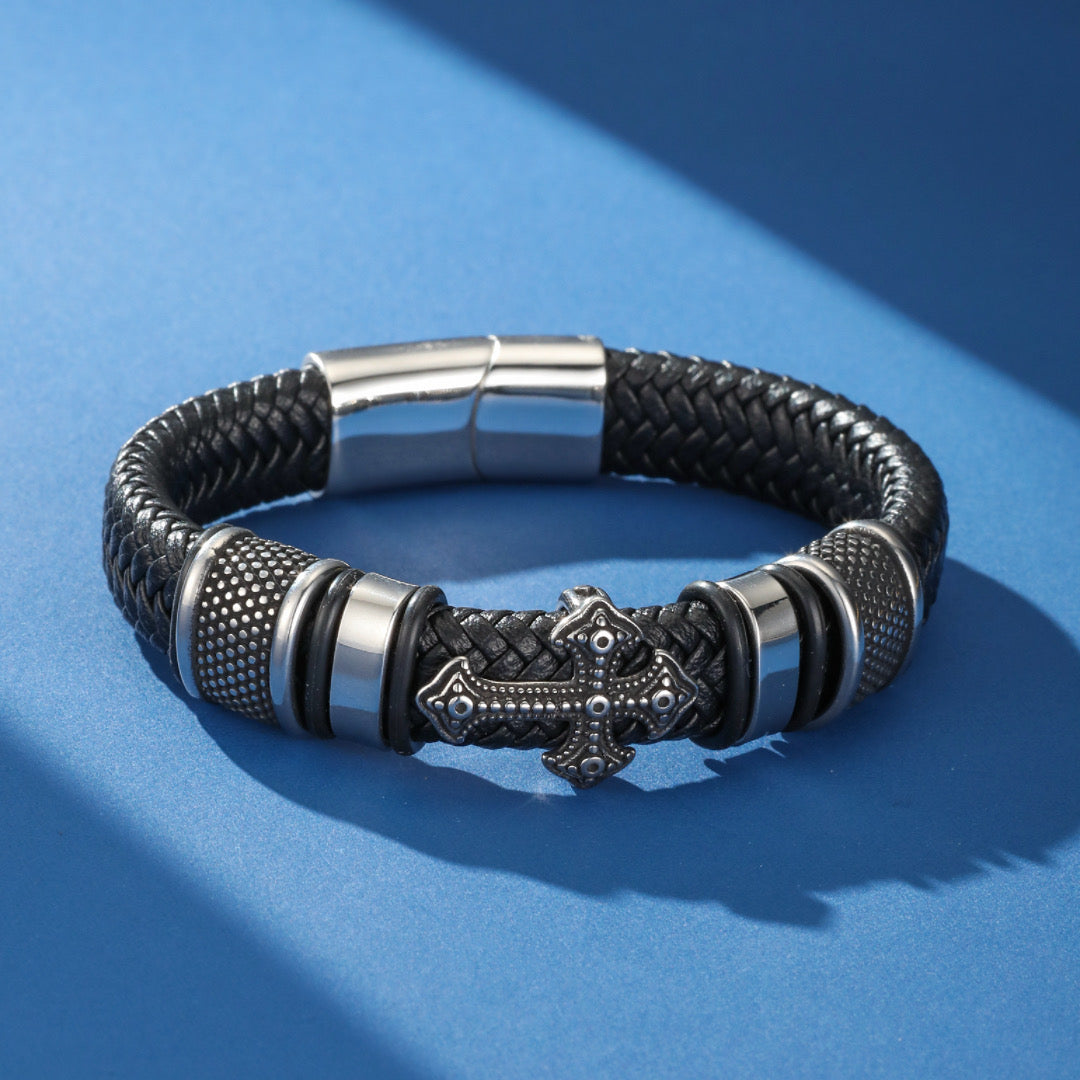 Bracelet Homme Cuir - Foi Paisible