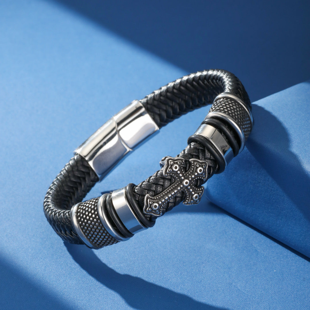 Bracelet Homme Cuir - Foi Paisible