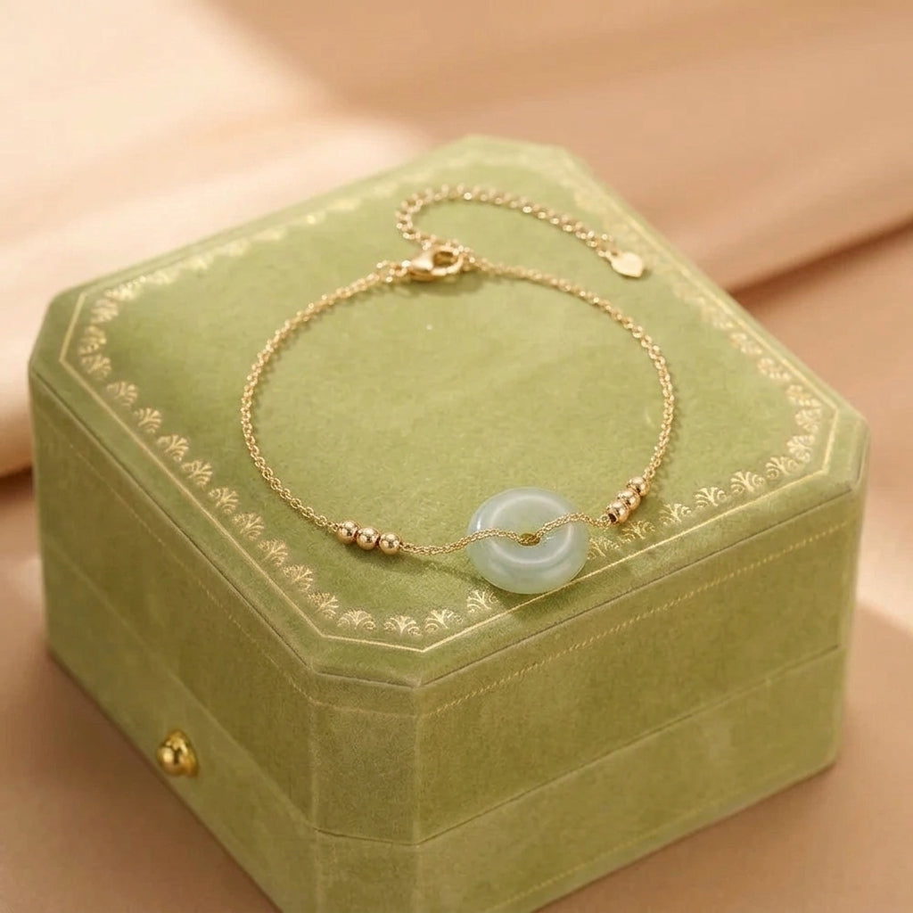Bracelet Jade Vert – Terre Lointaine