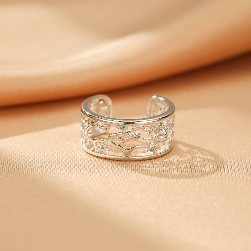 Bague Arbre de Vie – Souffle de Vie, Argent 925