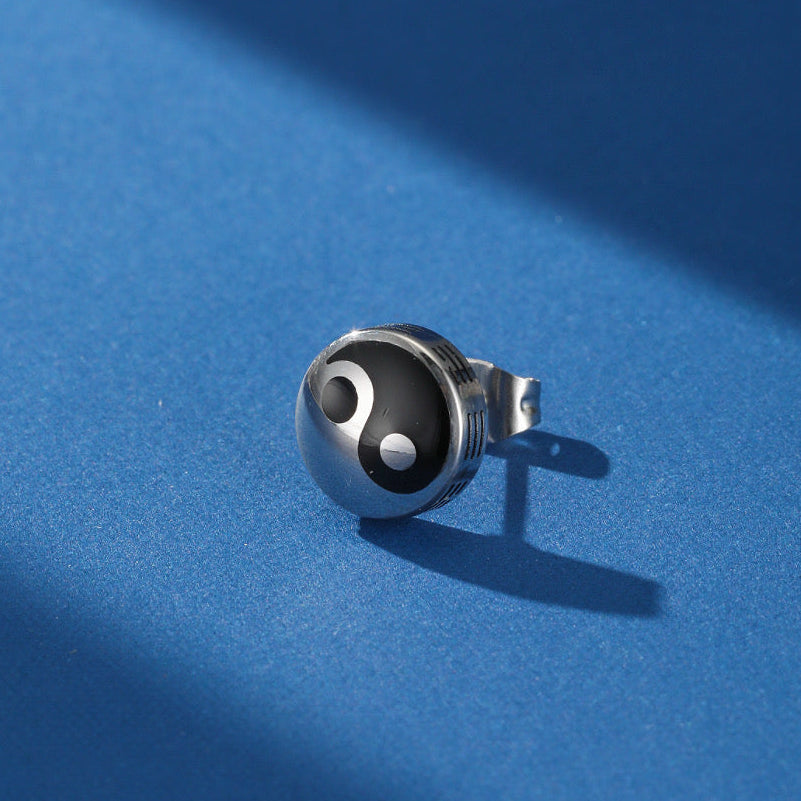 Men's Yin Yang Earring – Inner Serenity