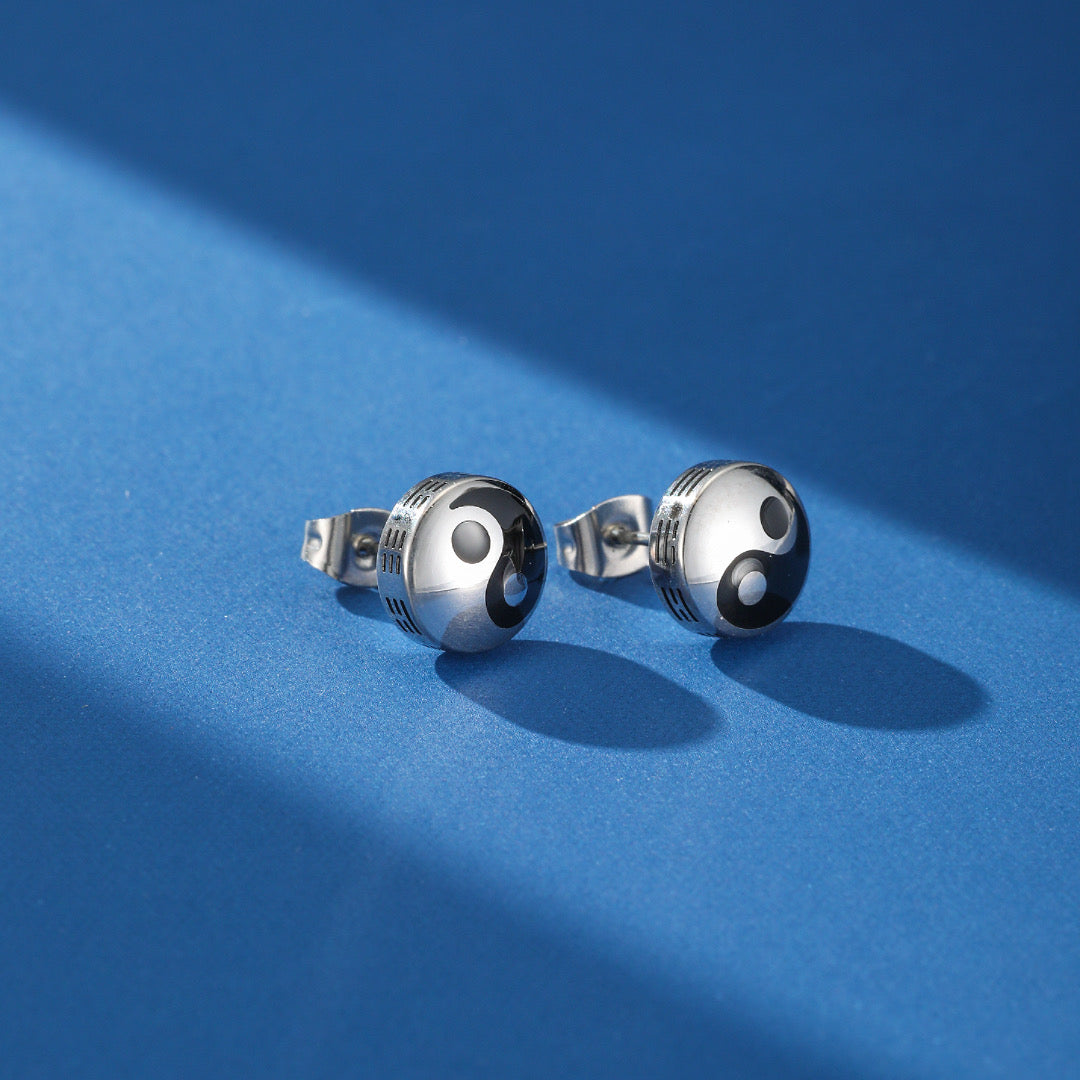 Men's Yin Yang Earring – Inner Serenity