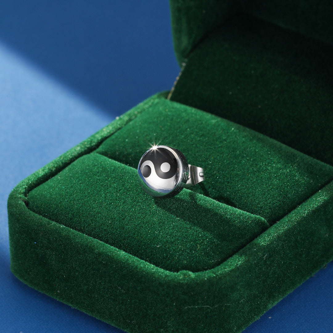 Men's Yin Yang Earring – Inner Serenity