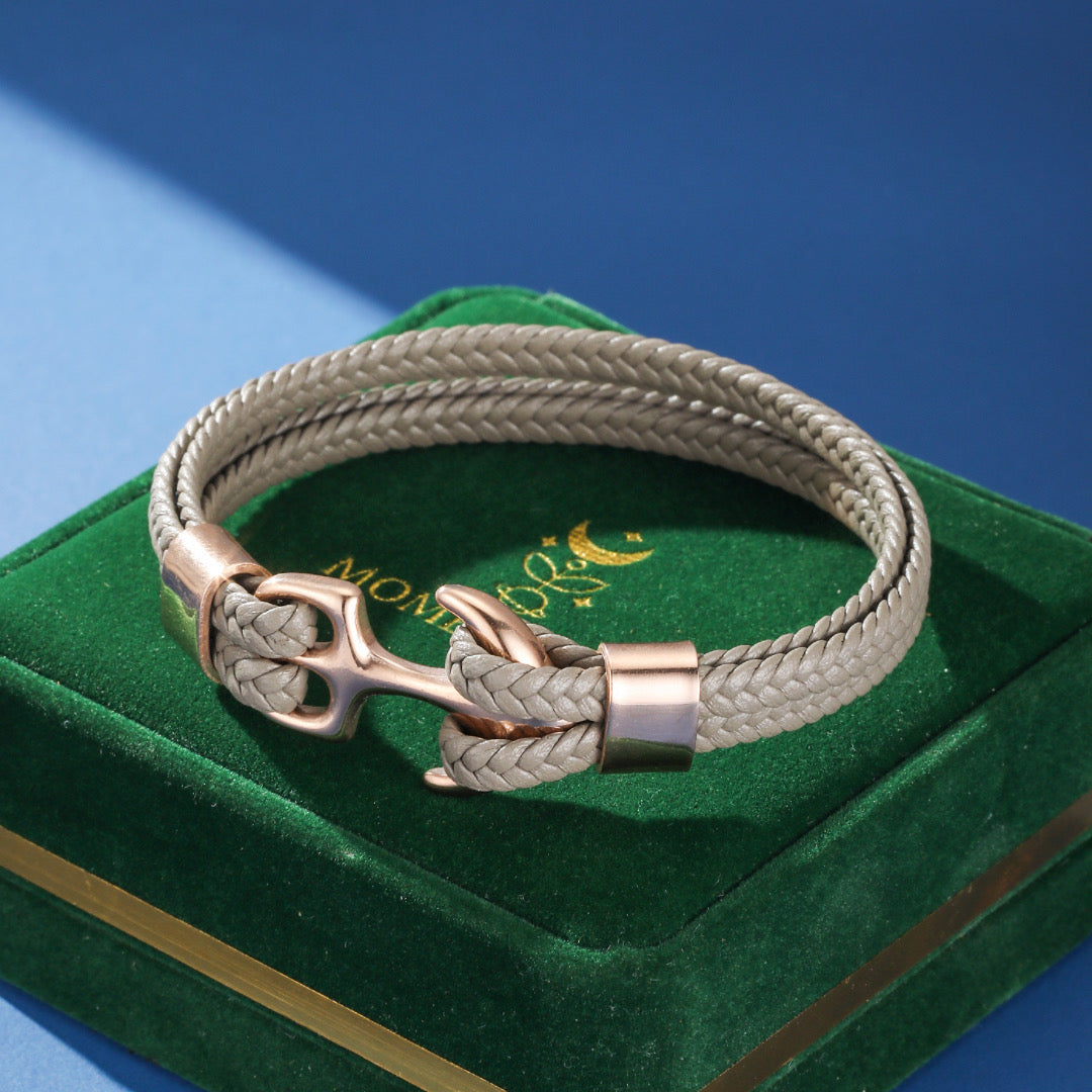 Men's Anchor Bracelet – Calm Horizon