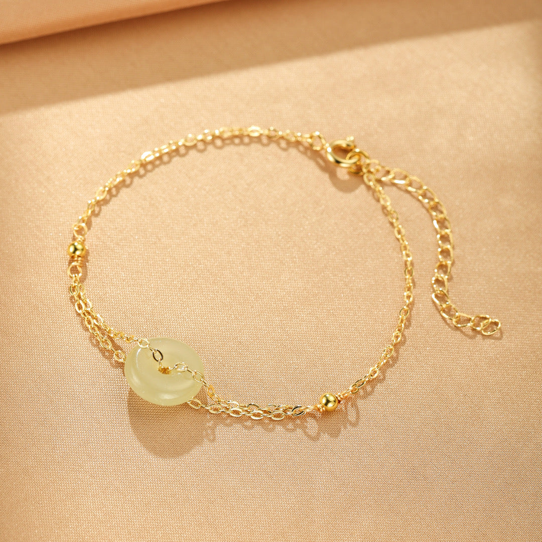 Bracelet Jade Néphrite – Cercle de Sérénité