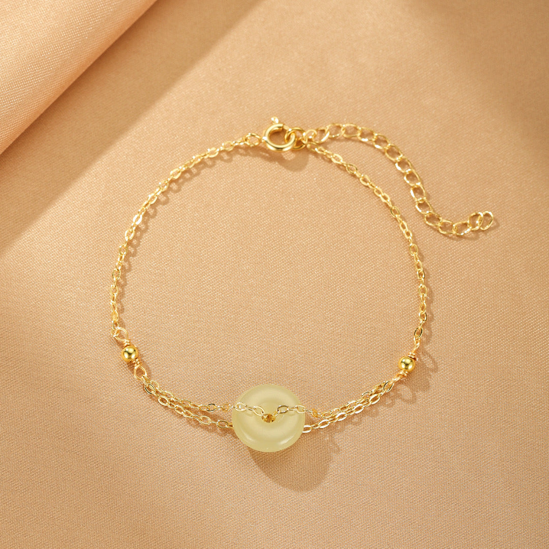 Bracelet Jade Néphrite – Cercle de Sérénité
