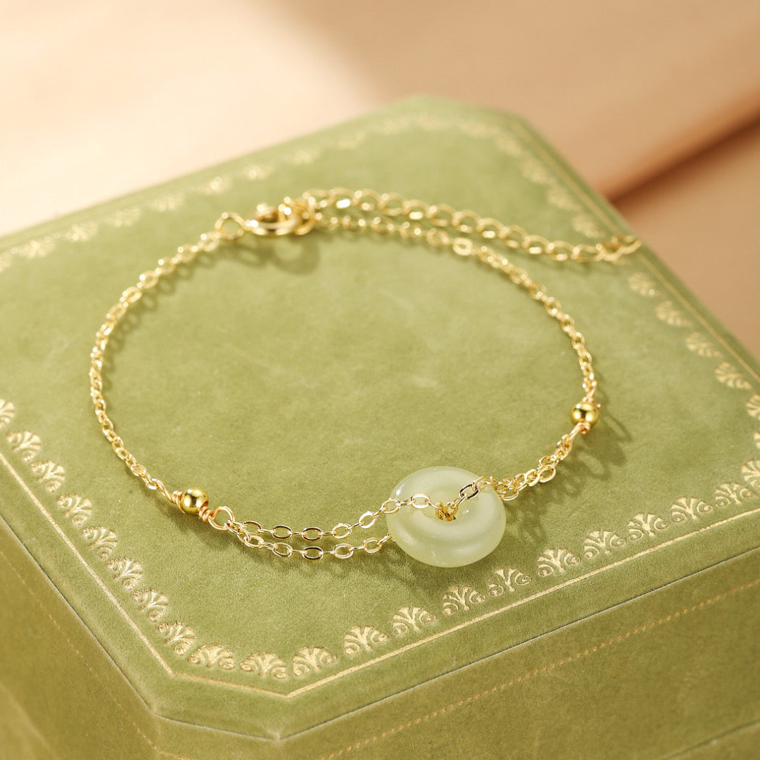 Bracelet Jade Néphrite – Cercle de Sérénité
