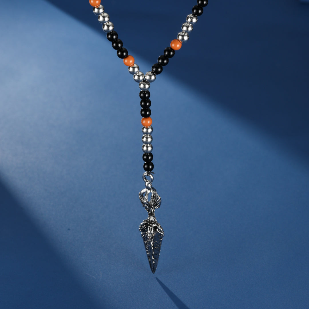 Men's Tiger Eye Necklace – Tibetan Blade