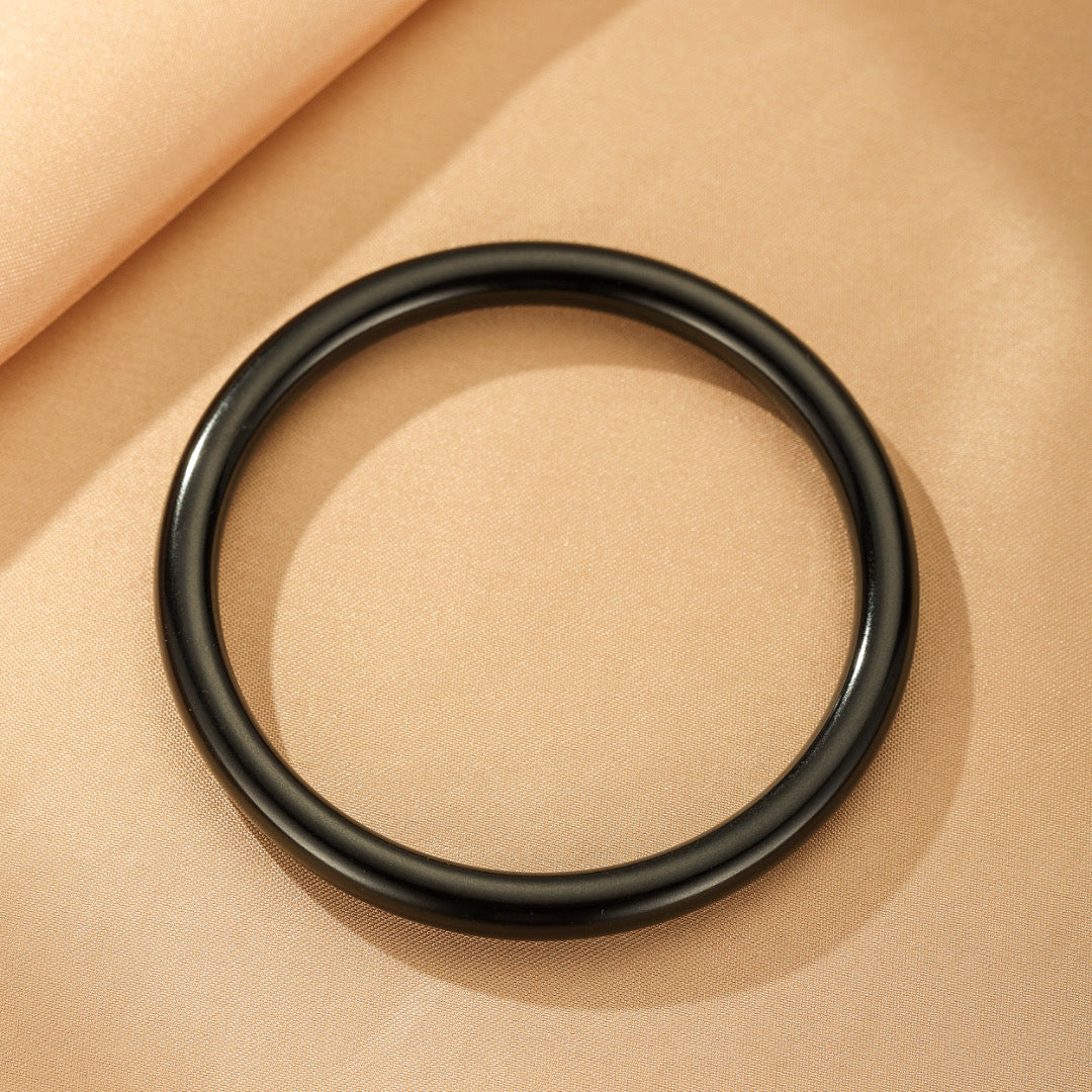 Bracelet Jonc Jade Néphrite – Éclipse Protectrice