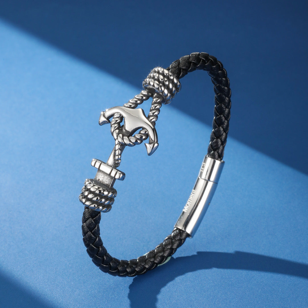 Men's Anchor Bracelet – Quiet Strength