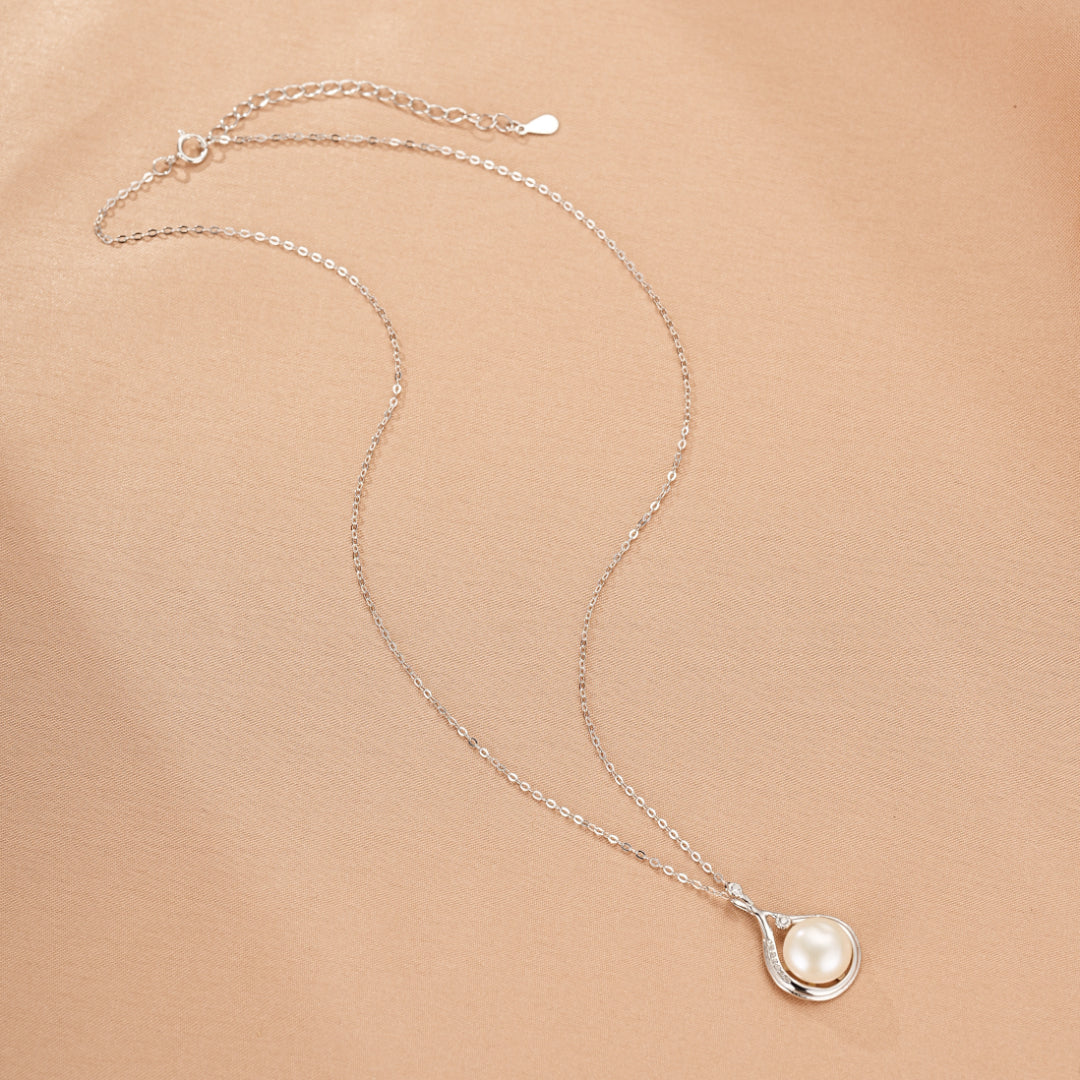 Collier Perle – Goutte Royale, Argent