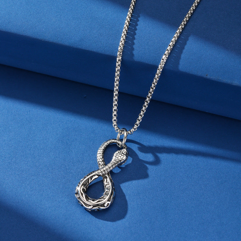 Collier Serpent – Étreinte Éternelle