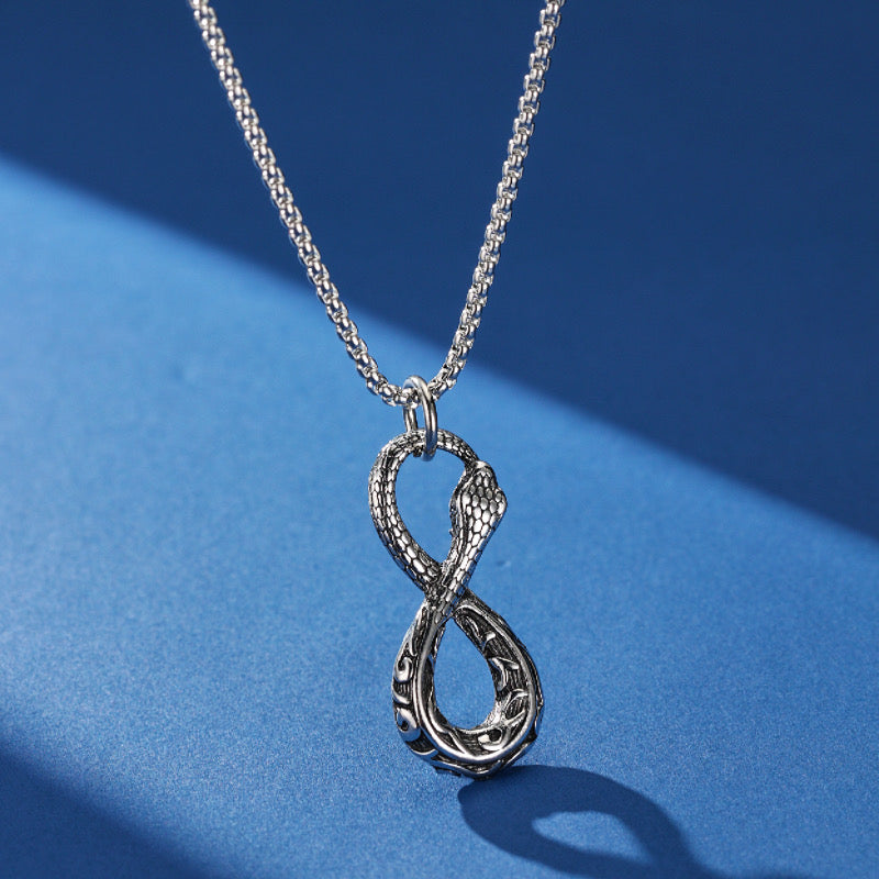 Collier Serpent – Étreinte Éternelle