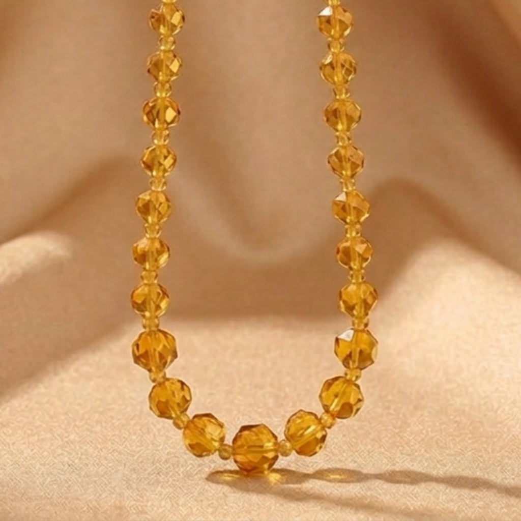 Collier Ambre – Sève Éternelle