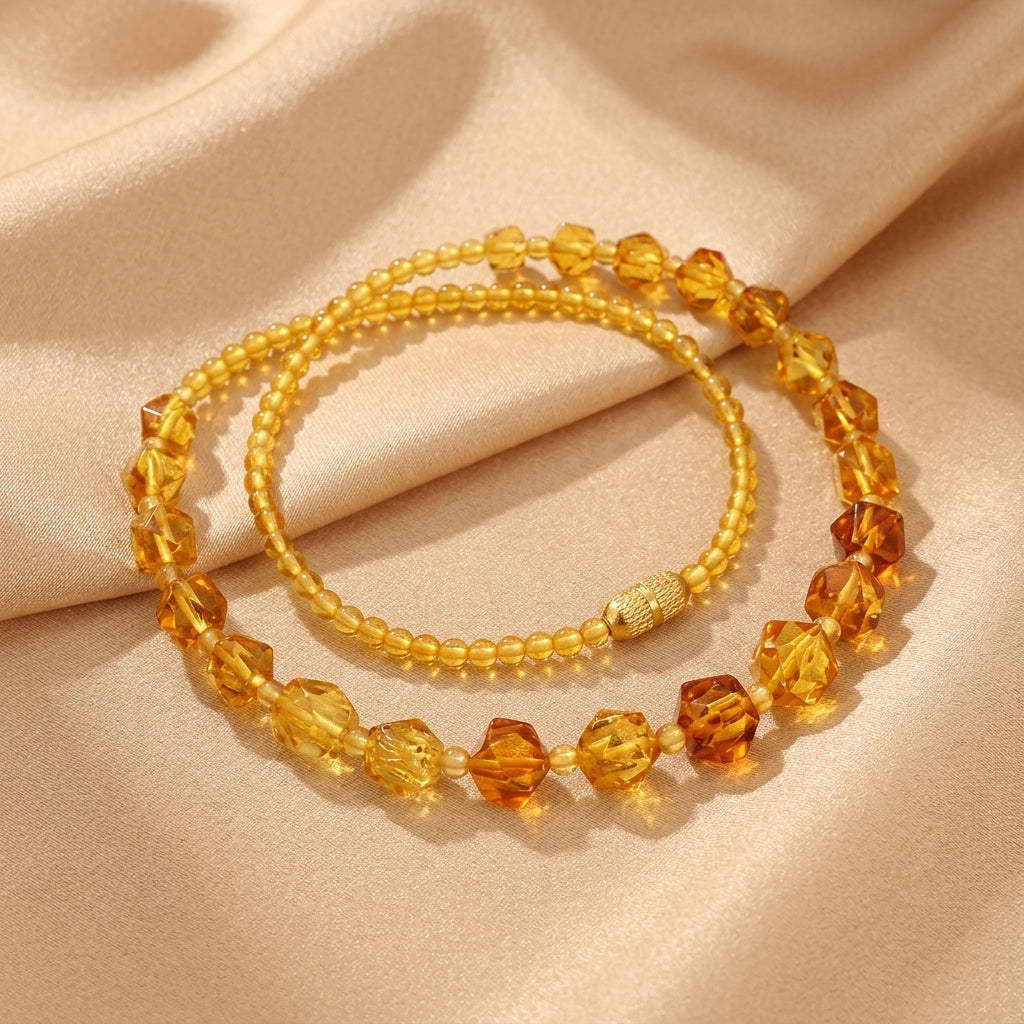 Collier Ambre – Sève Éternelle