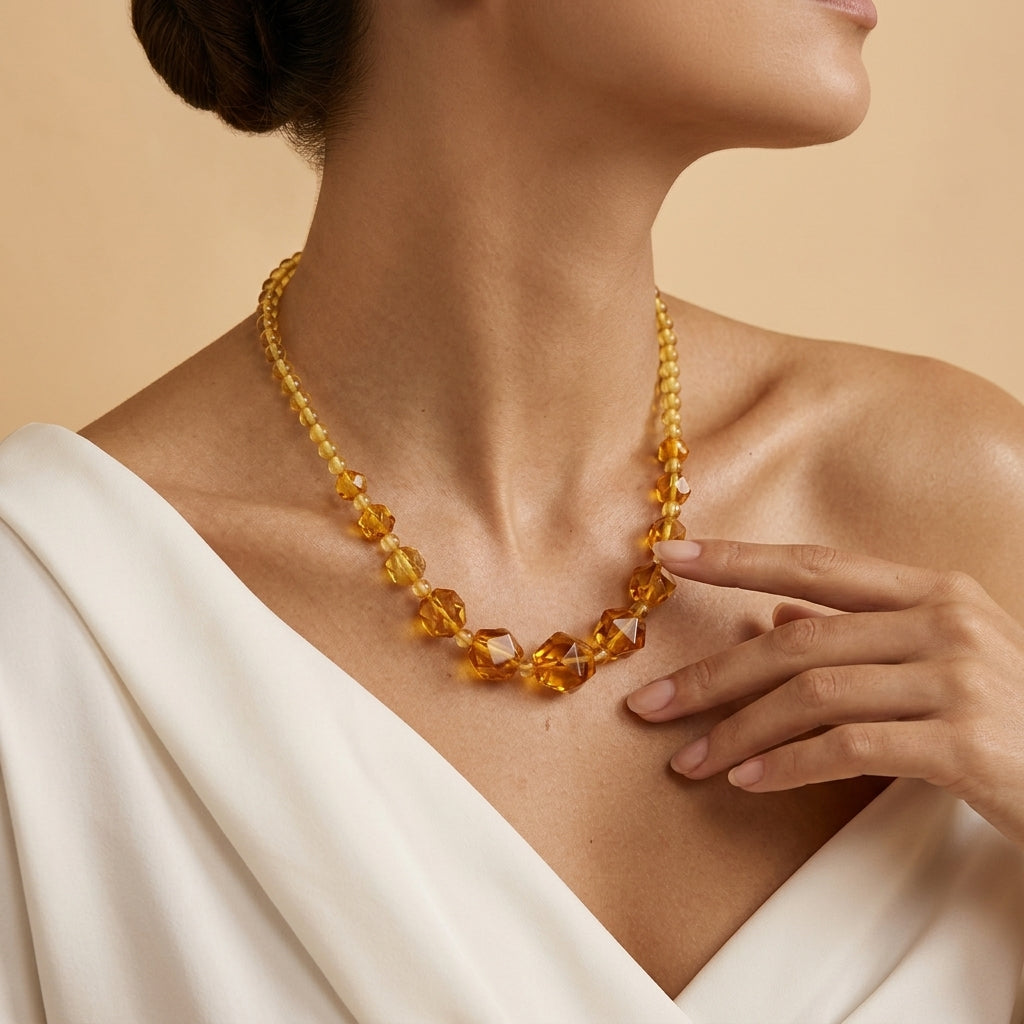 Collier Ambre – Sève Éternelle