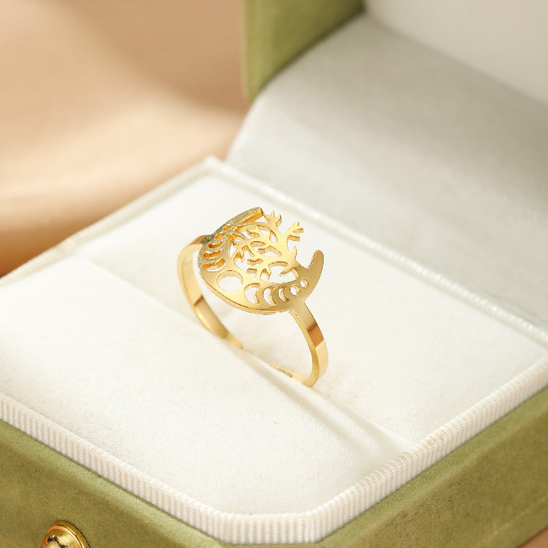 Bague Arbre de Vie – Arbre Lunaire
