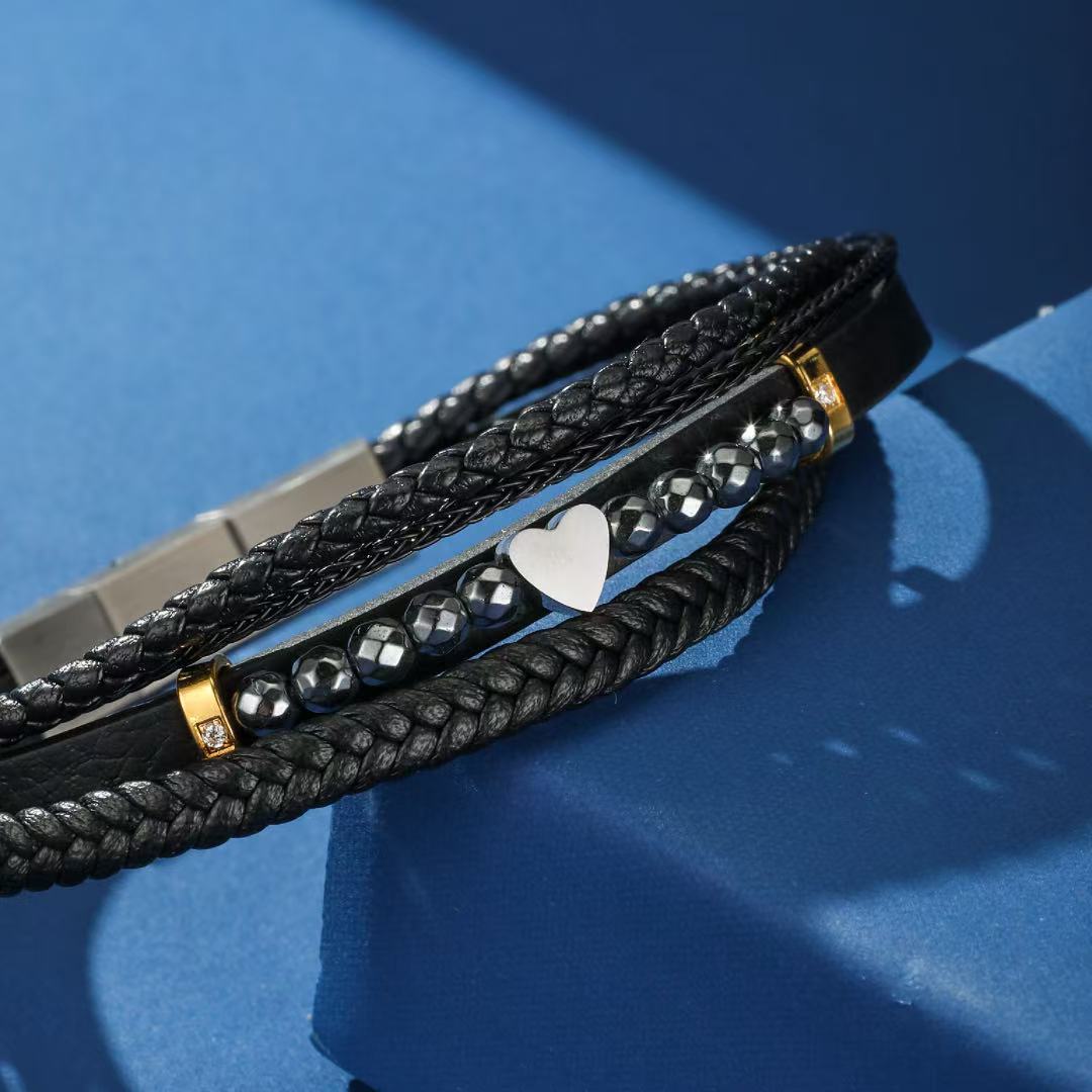Men's Hematite Bracelet – Strength and Balance