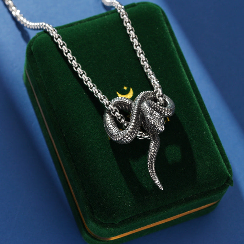 Collier Serpent – Mue Sacrée