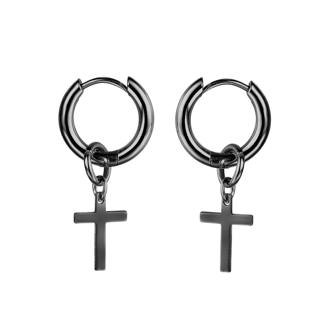 Men's Cross Earring - Modern Faith