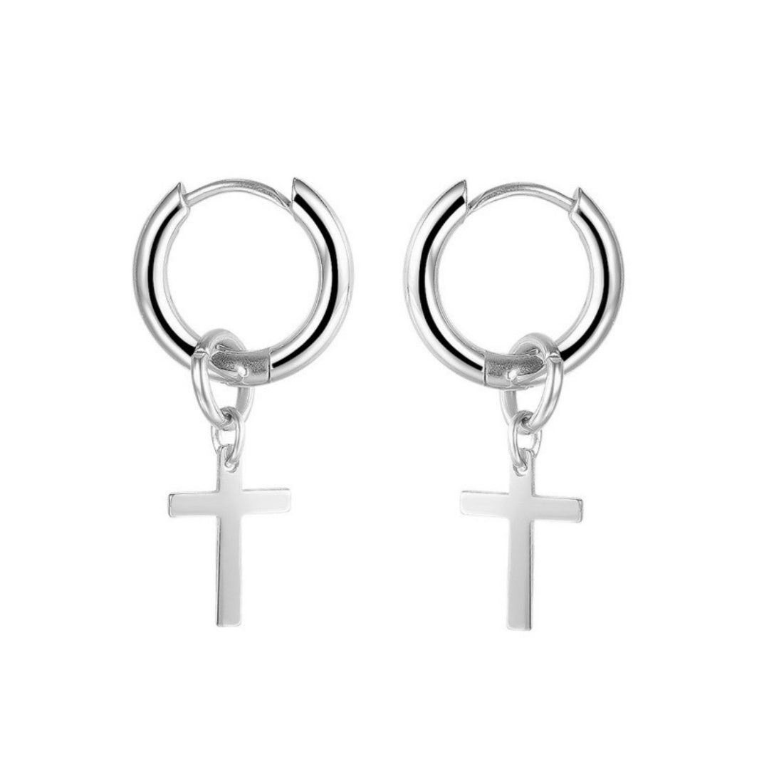 Men's Cross Earring - Modern Faith