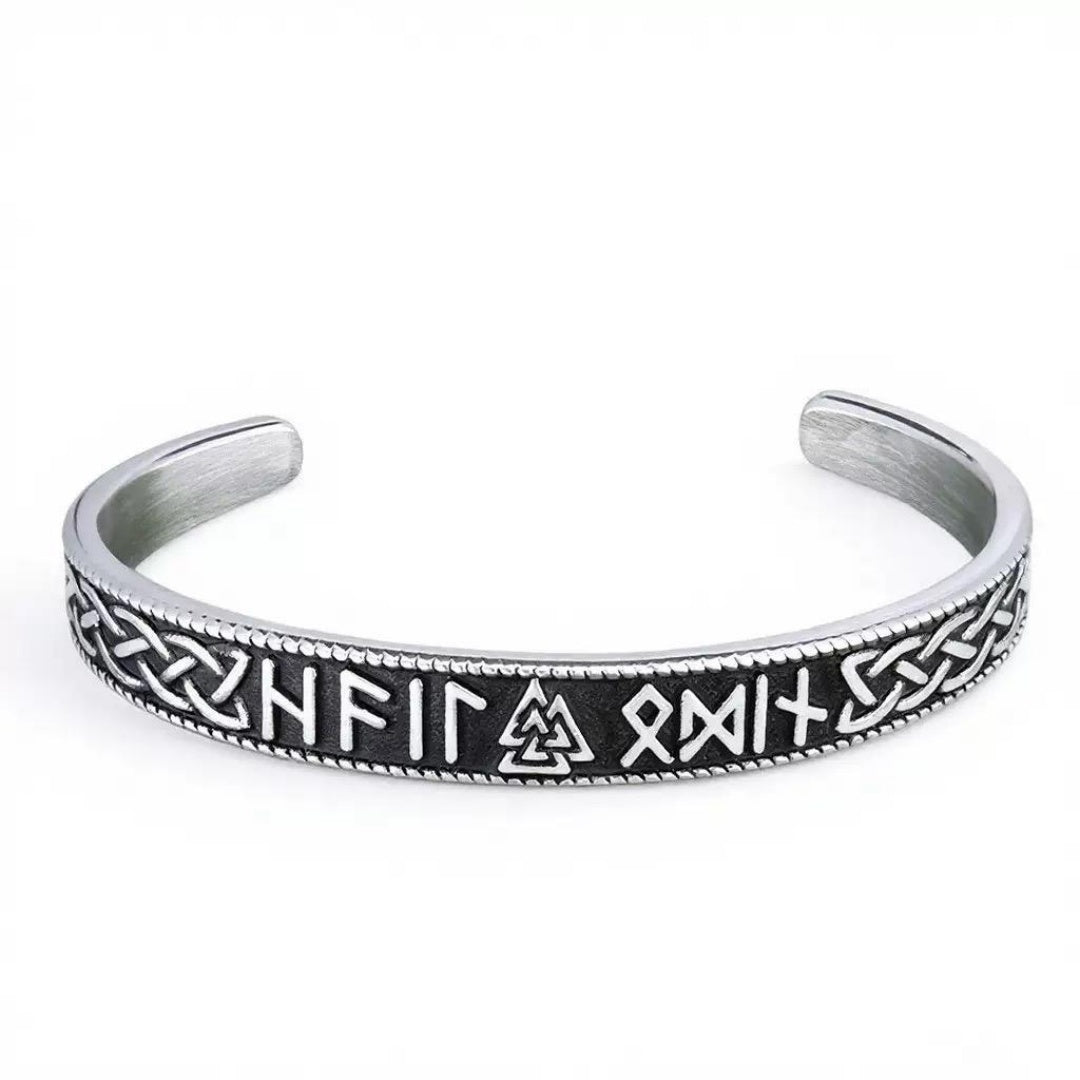 Viking Bangle Bracelet – Norse Runes