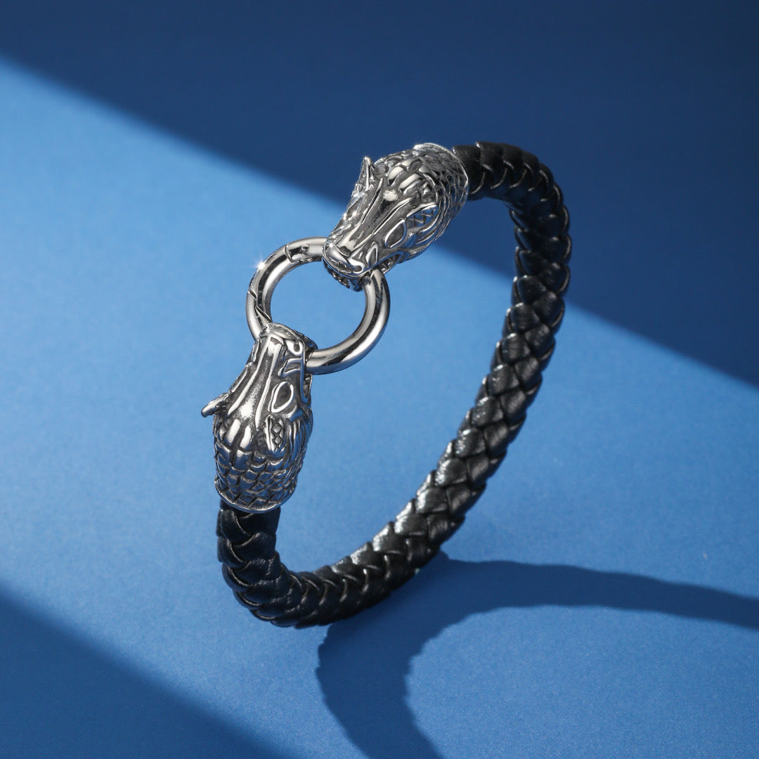 Bracelet Homme Cuir – Force Ancrée