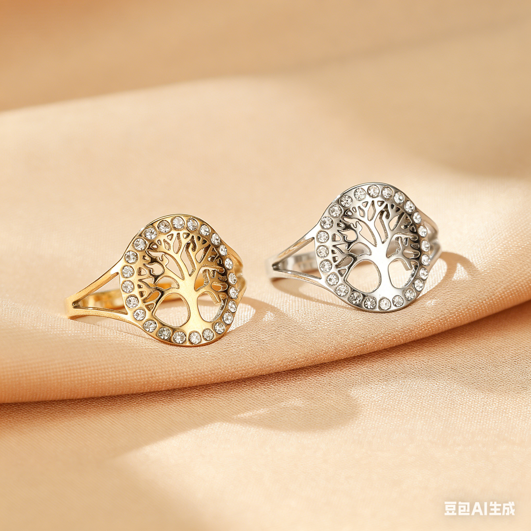 Bague Arbre de Vie – Arbre Lumineux