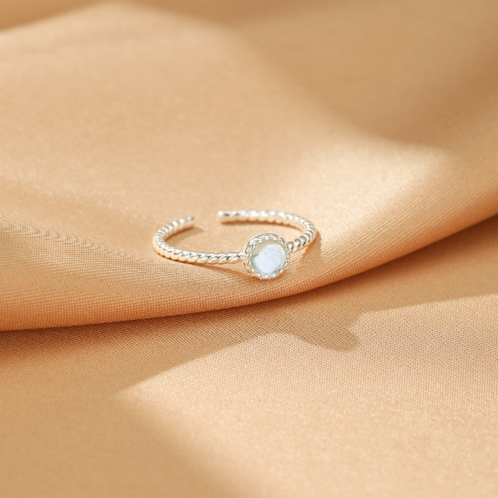 Aquamarine Ring – Brilliance of the Ocean, S925 Silver