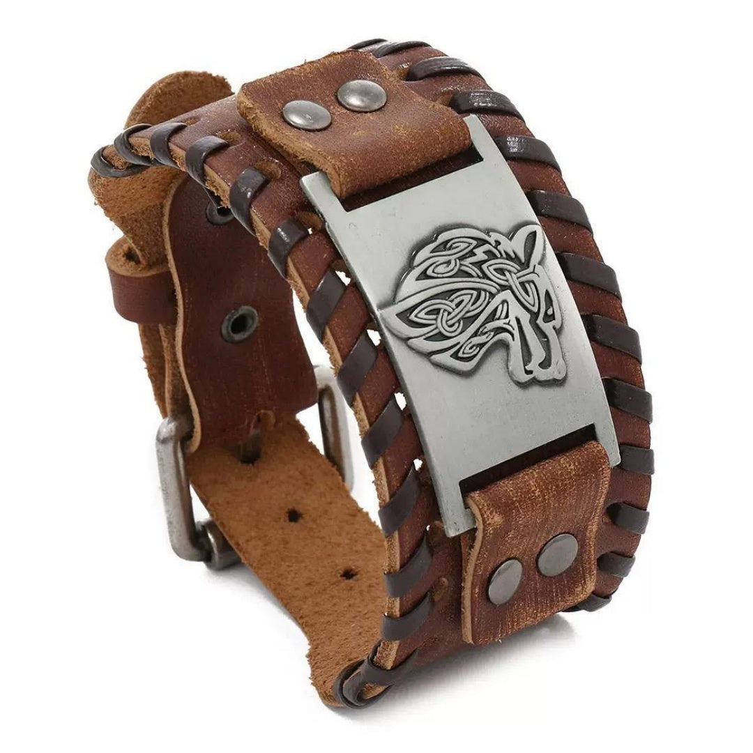 Bracelet Homme Cuir - Force Sauvage